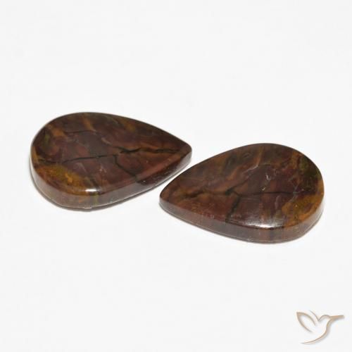 Shop natural 17.96ct Multicolore Jaspe gems, En forme de poire, from Indonésie at GemSelect. In stock, global shipping!