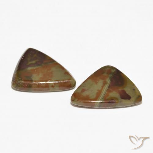 Shop natural 11.17ct Multicolore Jaspe gems, Trillion, from Indonésie at GemSelect. In stock, global shipping!