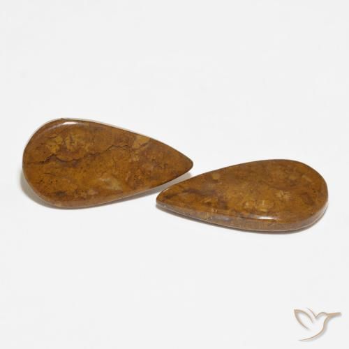Shop natural 13.73ct Multicolore Jaspe gems, En forme de poire, from Indonésie at GemSelect. In stock, global shipping!