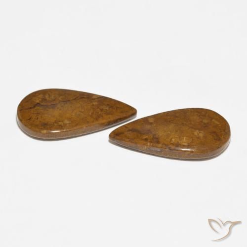 Shop natural 13.73ct Multicolore Jaspe gems, En forme de poire, from Indonésie at GemSelect. In stock, global shipping!