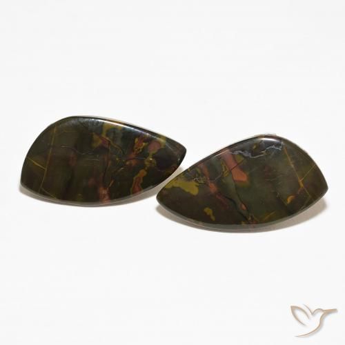 18.79ctw Naturel Multicolore Jaspe, Fantaisie, Opaque
