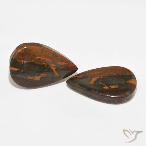 Shop natural 15.60ct Multicolore Jaspe gems, En forme de poire, from Indonésie at GemSelect. In stock, global shipping!