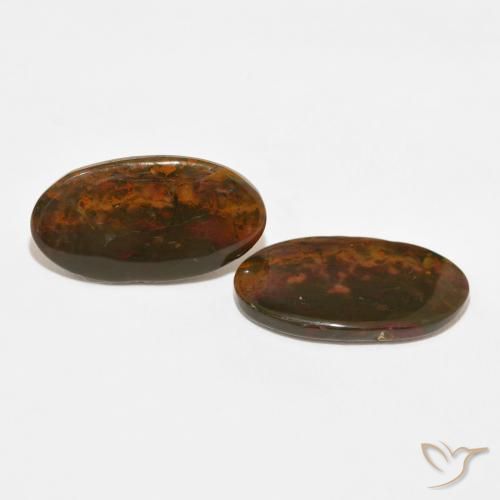Shop natural 18.73ct Multicolore Jaspe gems, ovale, from Indonésie at GemSelect. In stock, global shipping!
