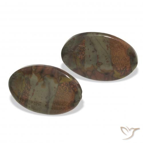 Shop natural 16.71ct Multicolore Jaspe gems, ovale, from Indonésie at GemSelect. In stock, global shipping!