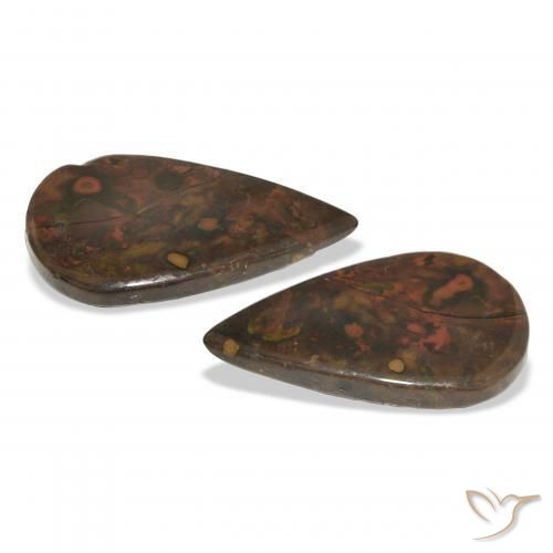 Shop natural 19.28ct Multicolore Jaspe gems, En forme de poire, from Indonésie at GemSelect. In stock, global shipping!