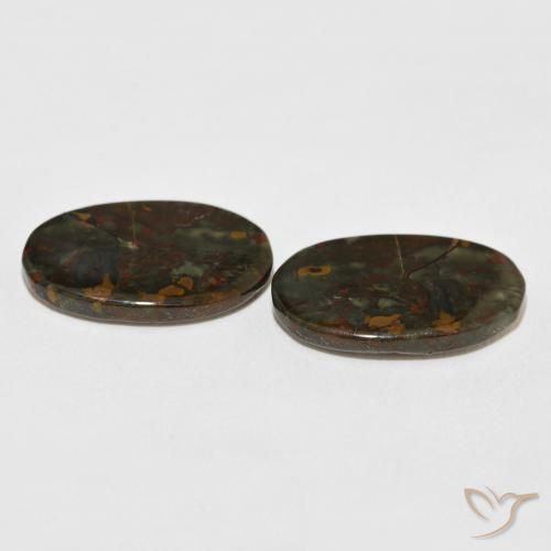 Shop natural 15.87ct Multicolore Jaspe gems, ovale, from Indonésie at GemSelect. In stock, global shipping!