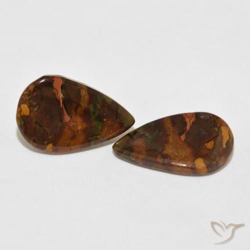 Shop natural 10.82ct Multicolore Jaspe gems, En forme de poire, from Indonésie at GemSelect. In stock, global shipping!