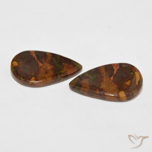 Shop natural 10.82ct Multicolore Jaspe gems, En forme de poire, from Indonésie at GemSelect. In stock, global shipping!