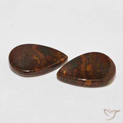 Shop natural 20.11ct Multicolore Jaspe gems, En forme de poire, from Indonésie at GemSelect. In stock, global shipping!