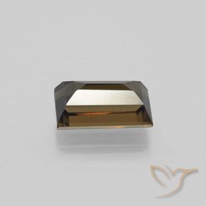 Rupine des grains Marron foncé naturelle Baquette, 1.59 ct, VVS-VS