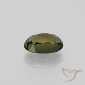 Rupine des grains Marron foncé naturelle ovale, 1.45 ct, VVS