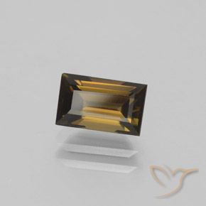 Rupine des grains Brun cannelle naturelle Baquette, 1.40 ct, VVS-VS