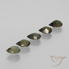 Shop natural 2.23ct Vert terre Kornerupine gems, En forme de poire, from Sri Lanka at GemSelect. In stock, global shipping!