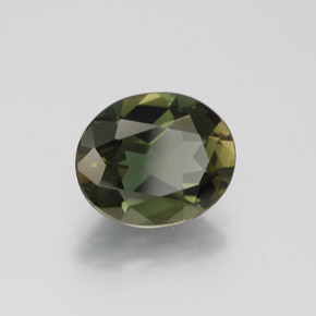 Kornerupine vert naturelle coupe ovale, 3,14 ct, VVS-VS