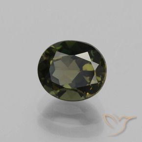 Rupine des grains Brun moyen naturelle ovale, 1.68 ct, VS