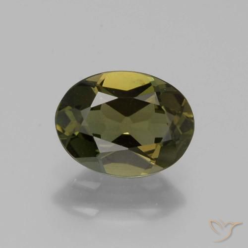 1.09ct Naturel Brun verdâtre Kornerupine, ovale, VS