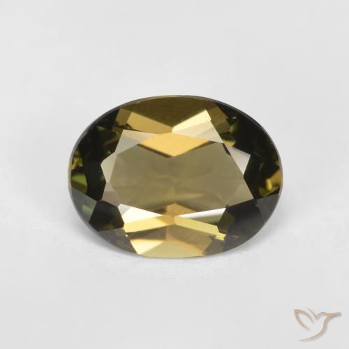 0.92ct Naturel Brun frais Rupine des grains, ovale, VVS