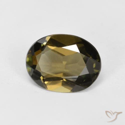 Rupine des grains Brun frais naturelle ovale, 0.92 ct, VVS