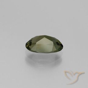 Rupine des grains Brun doré vert naturelle ovale, 1.55 ct, VS-SI