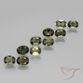Shop natural 3.33ct Vert brunâtre Rupine des grains gems, ovale, from Sri Lanka at GemSelect. In stock, global shipping!