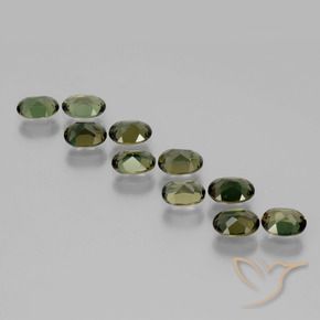 Shop natural 3.33ct Vert brunâtre Rupine des grains gems, ovale, from Sri Lanka at GemSelect. In stock, global shipping!