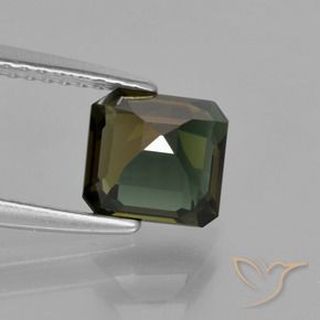 Rupine des grains Brun frais naturelle Octogone / coupe Émeraude, 1.73 ct, VVS