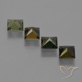 Shop natural 2.48ct Vert terre Rupine des grains gems, Carré, from Sri Lanka at GemSelect. In stock, global shipping!