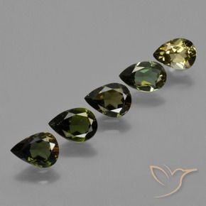 Shop natural 2.34ct Vert foncé Rupine des grains gems, En forme de poire, from Sri Lanka at GemSelect. In stock, global shipping!