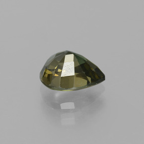 Kornerupine vert naturelle en forme de poire, 1,76 ct, VS
