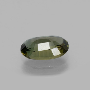 Kornerupine vert naturelle coupe ovale, 1,99 ct, VS-SI