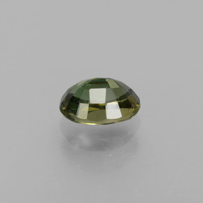 Kornerupine vert naturelle coupe ovale, 1,25 ct, VS