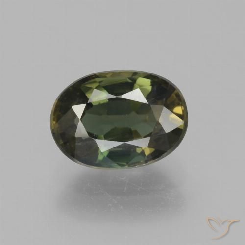 1.92ct Naturel Vert foncé Kornerupine, ovale, VS