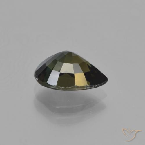 Rupine des grains Marron foncé naturelle En forme de poire, 1.90 ct, VVS