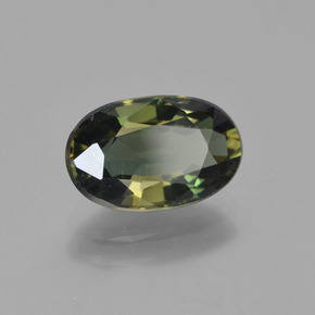 Kornerupine vert naturelle coupe ovale, 2,24 ct, VVS-VS