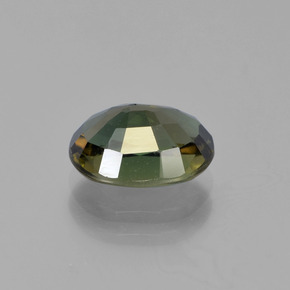 Kornerupine vert naturelle coupe ovale, 2,18 ct, VVS