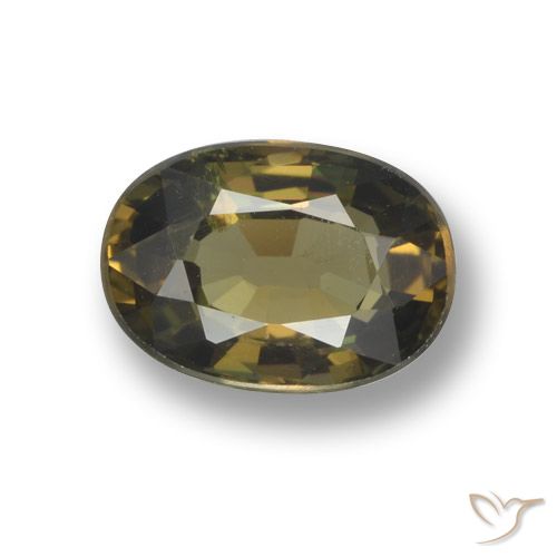 Rupine des grains Brun moyen naturelle ovale, 1.75 ct, VVS