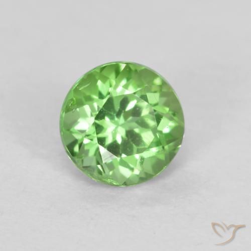 Rupine des grains Vert clair naturelle Tour, 0.23 ct, VS