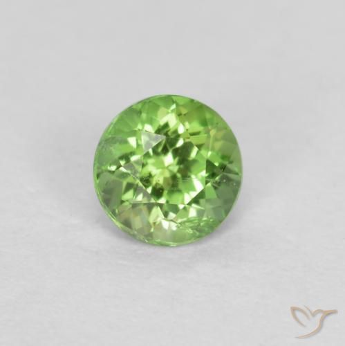 Rupine des grains Vert éclatant naturelle Tour, 0.19 ct, SI