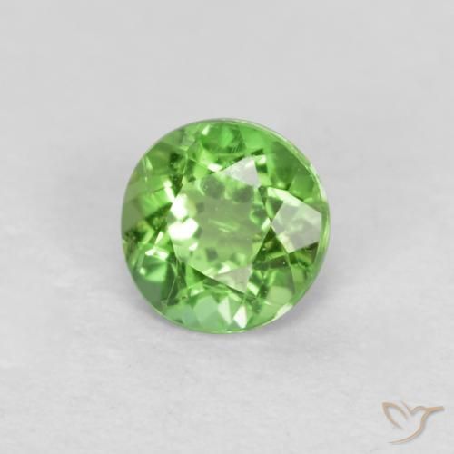 Rupine des grains Vert clair naturelle Tour, 0.17 ct, VS