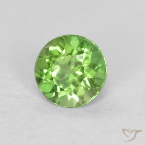 Rupine des grains Vert moyen naturelle Tour, 0.19 ct, SI
