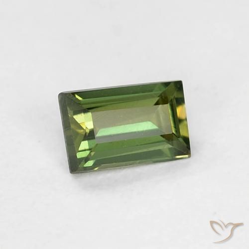 Kornerupine Vert jaunâtre naturelle Baquette, 0.30 ct, VVS