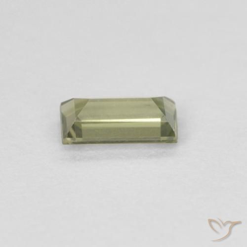 Kornerupine Medium Dark-Green naturelle Baquette, 0.25 ct, VVS