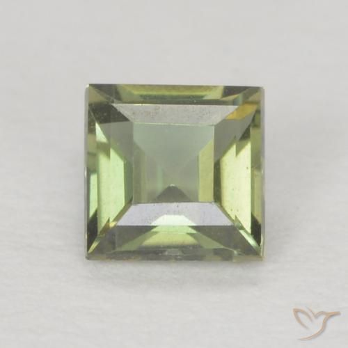 0.20ct Naturel Vert forêt chaud Rupine des grains, Carré, VVS