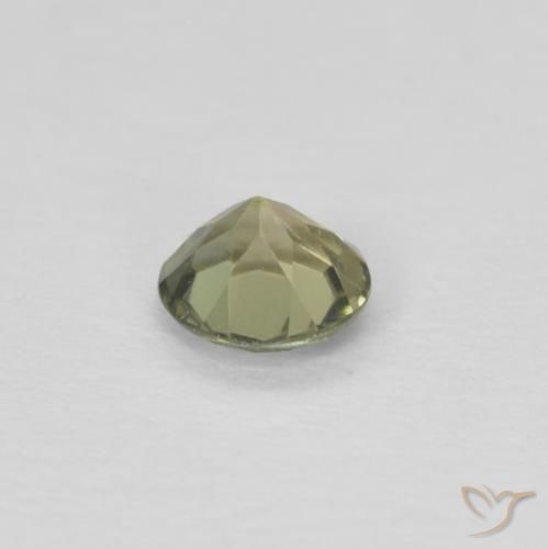 Rupine des grains Vert sauge naturelle Tour, 0.20 ct, VS