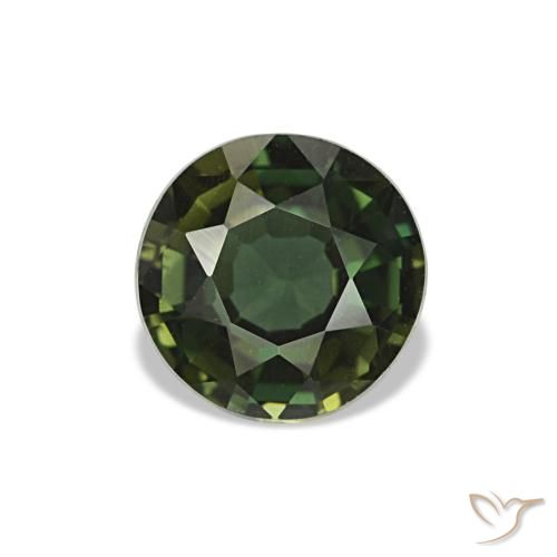 Kornerupine vert naturelle coupe roude, 0,64 ct, VS