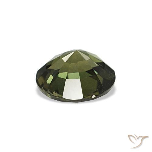 Kornerupine vert naturelle coupe roude, 0,64 ct, VS