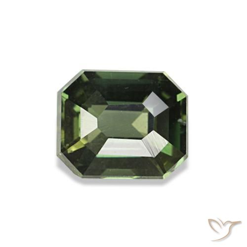 Kornerupine vert naturelle taille émeraude, 0,47 ct, VS