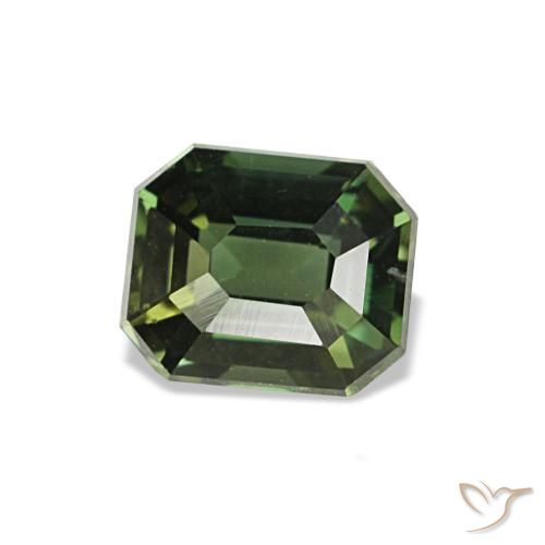 Kornerupine vert naturelle taille émeraude, 0,47 ct, VS
