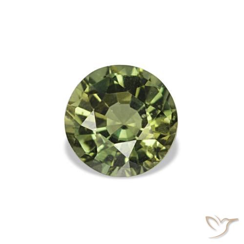 Kornerupine vert naturelle coupe roude, 0,33 ct, VS