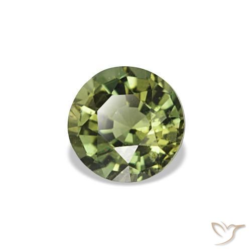Kornerupine vert naturelle coupe roude, 0,33 ct, VS